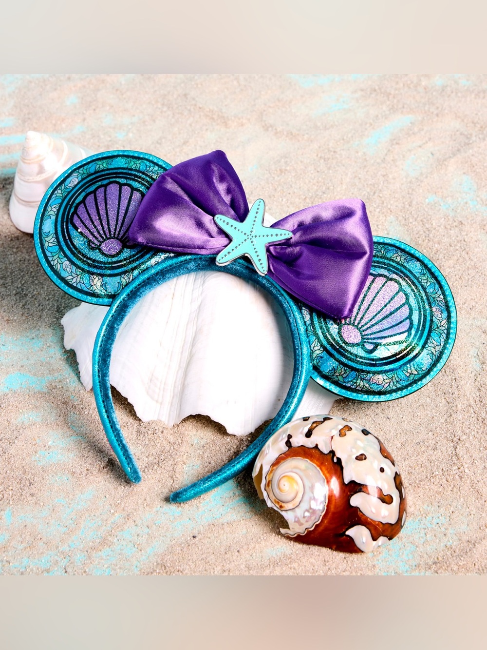 NWT Ariel Stained Glass Loungefly Ears